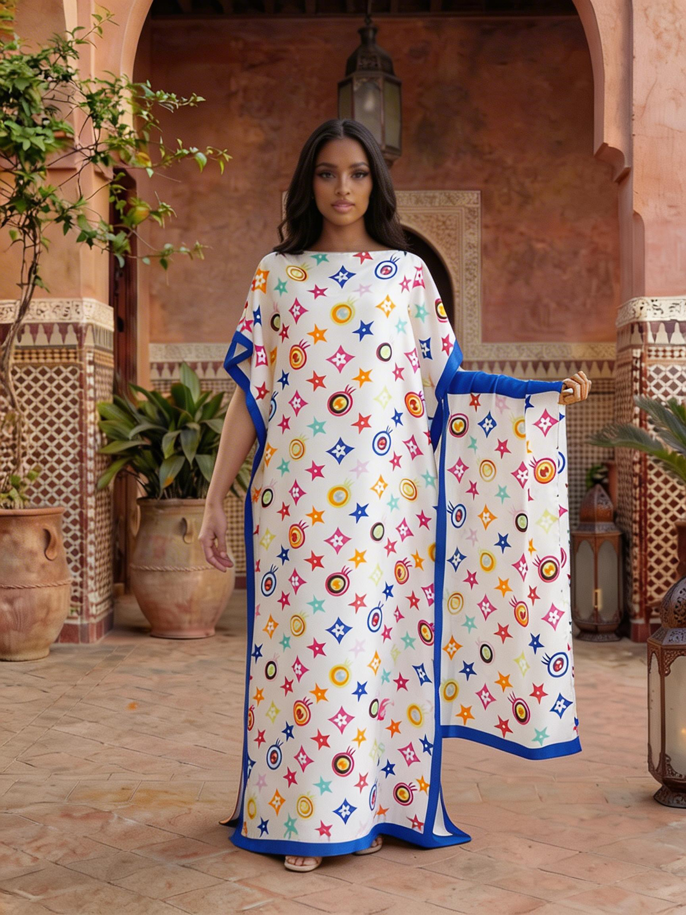 Summer Clothing For Older Women - New Fashio Floral Pattern Satin Design