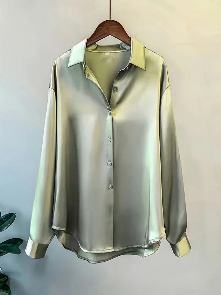 Summer Clothing Office - Plus Size Shirts 2025 Loose Casual