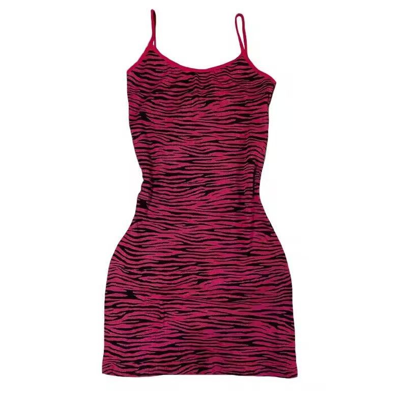 Summer Clothing H&M - Summer American Retro Zebra Print Slim