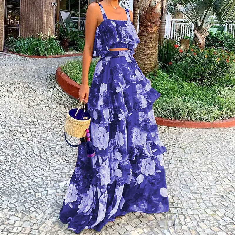 Women's Two Piece Outfits Flor - Summer Clothing Model ulasan dan harga