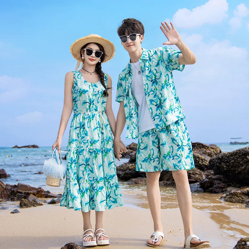 Vacation Parent-child Clothing - Summer Clothing Resort ulasan dan harga
