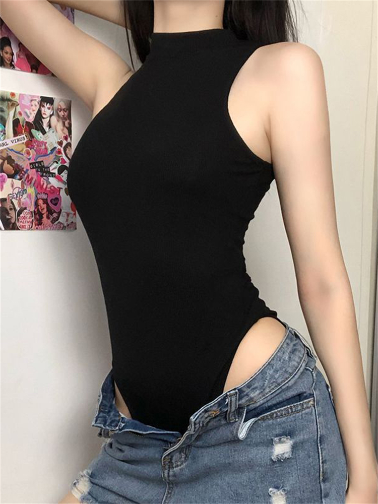 Harajuku Solid Jumpsuit Women  - Summer Clothing Vintage ulasan dan harga
