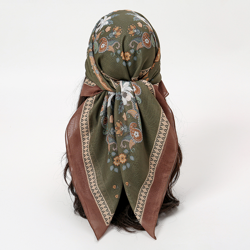 New Muslim Square Hijab Scarf  - Summer Clothing Hijab ulasan dan harga