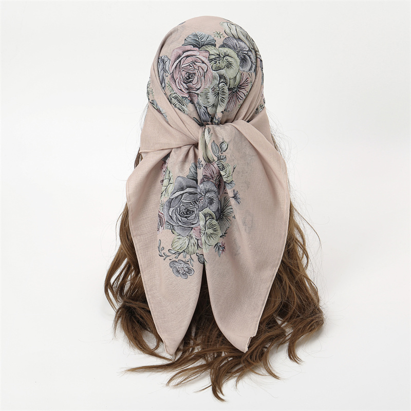 New Muslim Square Hijab Scarf  - Summer Clothing Hijab ulasan dan harga
