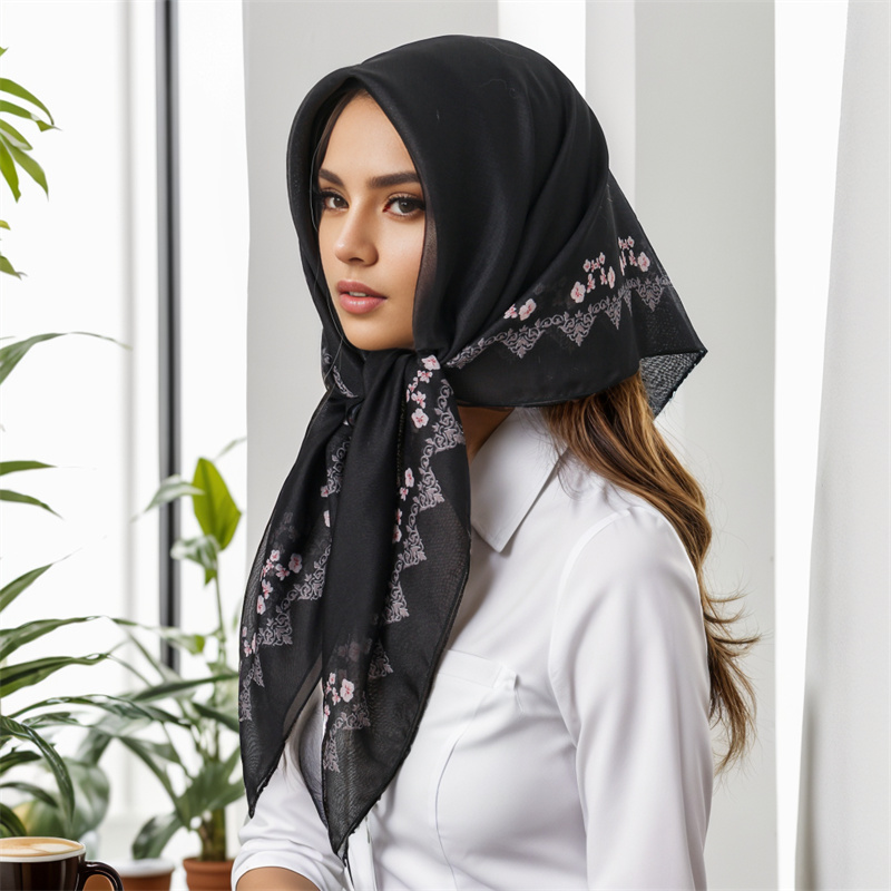 New Muslim Square Hijab Scarf  - Summer Clothing Hijab ulasan dan harga