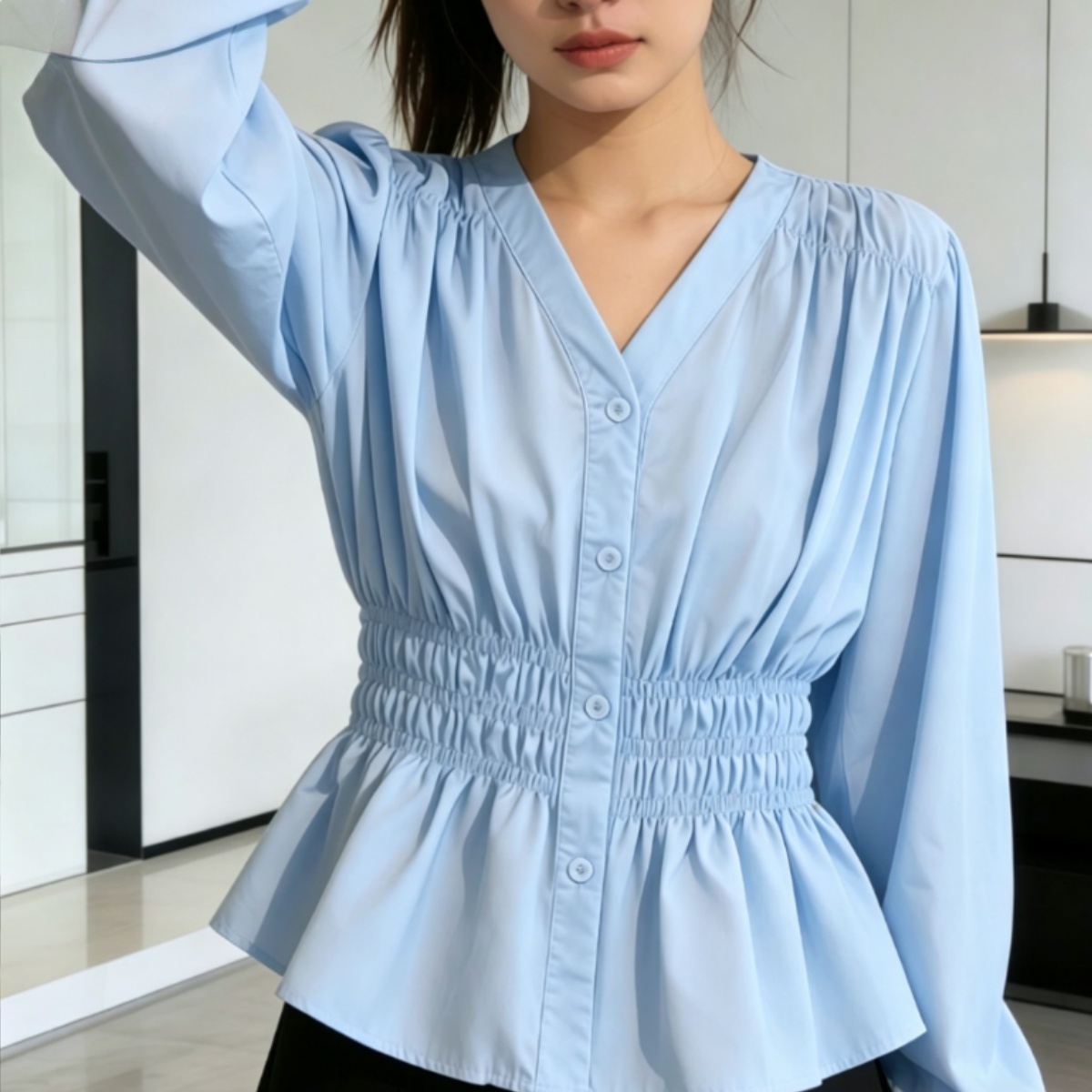 200 Pounds Plus Size Office La - Summer Clothing Office ulasan dan harga