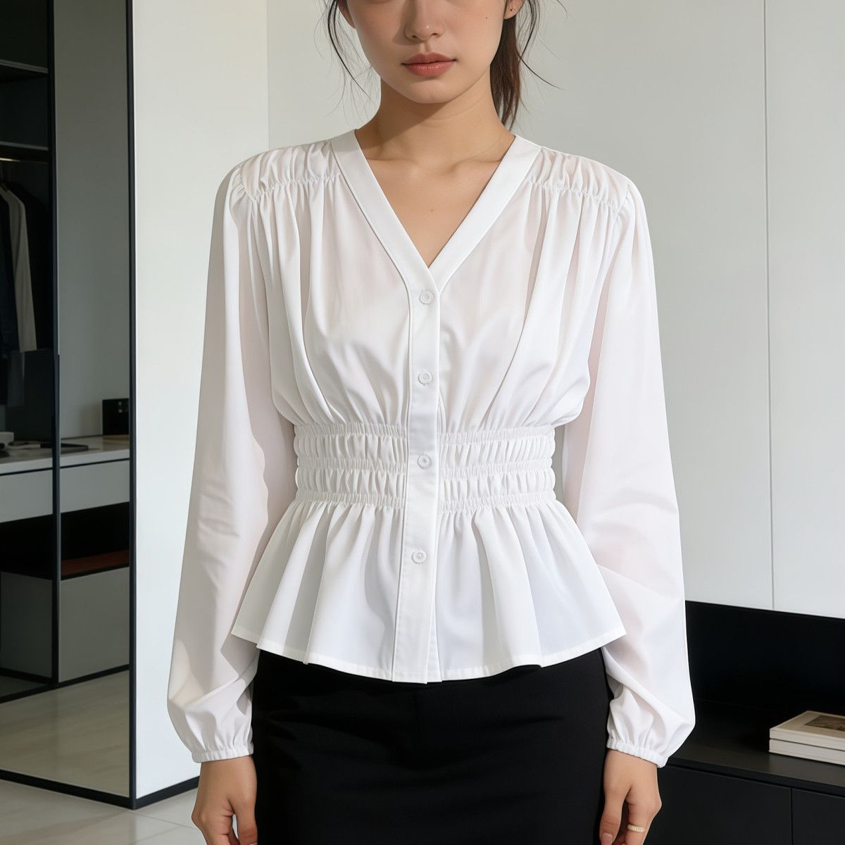 200 Pounds Plus Size Office La - Summer Clothing Office ulasan dan harga