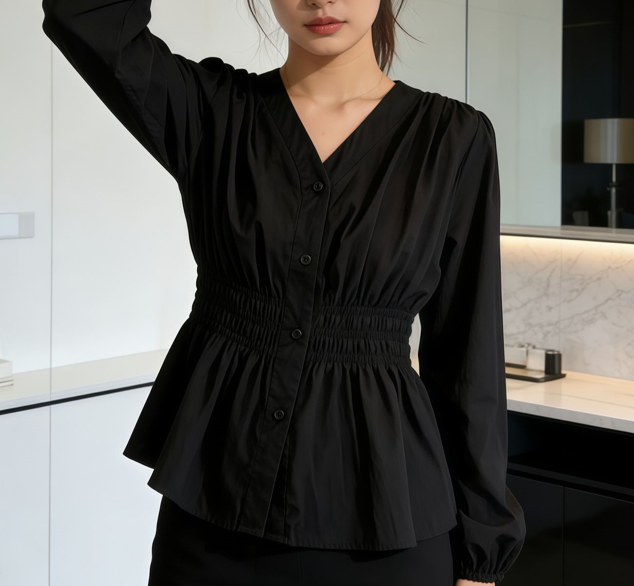 200 Pounds Plus Size Office La - Summer Clothing Office ulasan dan harga