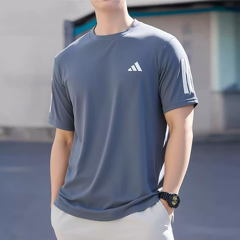 Adidas short-sleeved men's clo - Summer Clothing Model ulasan dan harga