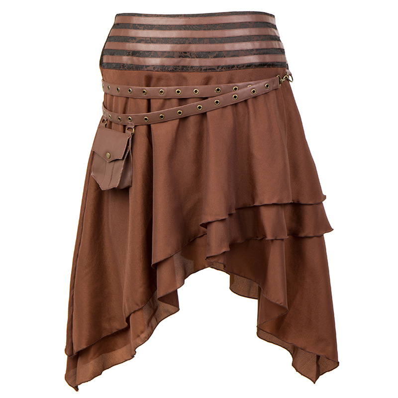 Brown Dropped Waist &Small Poc - Summer Victorian Clothing ulasan dan harga