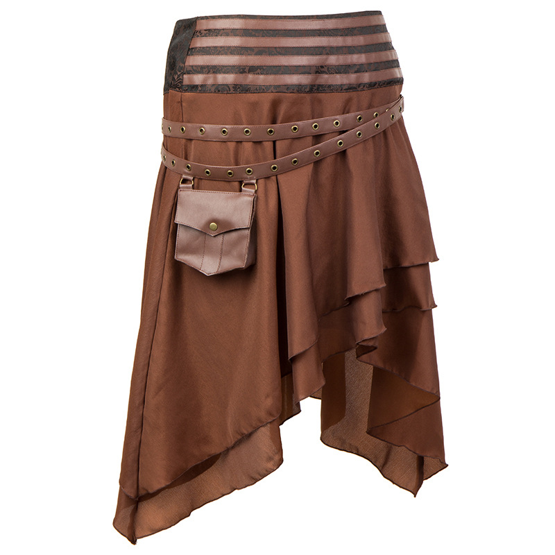 Brown Dropped Waist &Small Poc - Summer Victorian Clothing ulasan dan harga