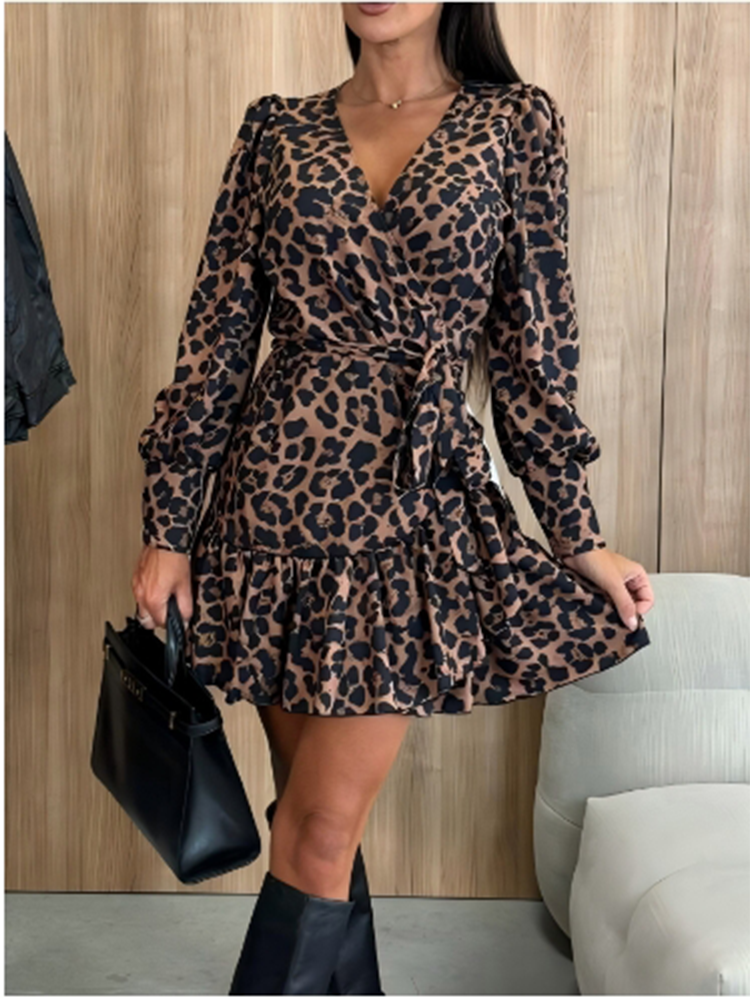 Women's Leopard Printed Dresse - Zara Summer Clothing For Women ulasan dan harga
