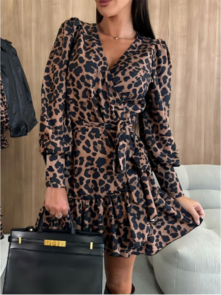 Women's Leopard Printed Dresse - Zara Summer Clothing For Women ulasan dan harga
