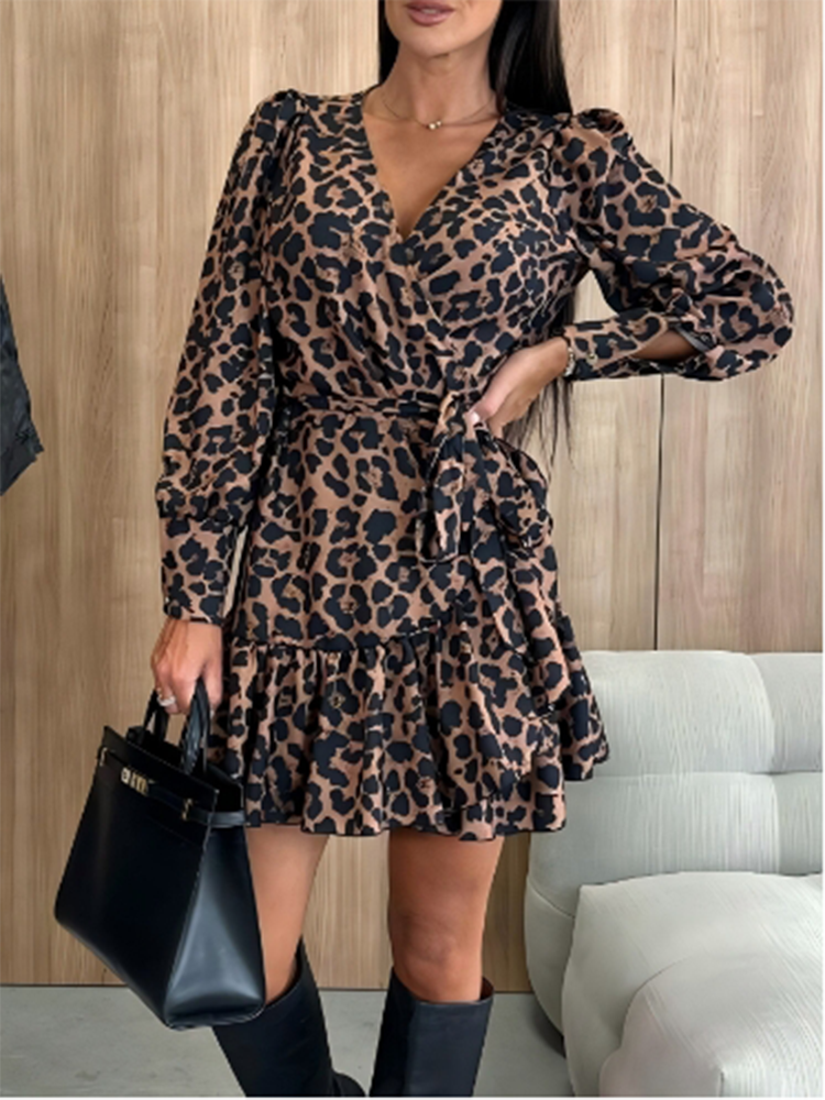 Women's Leopard Printed Dresse - Zara Summer Clothing For Women ulasan dan harga