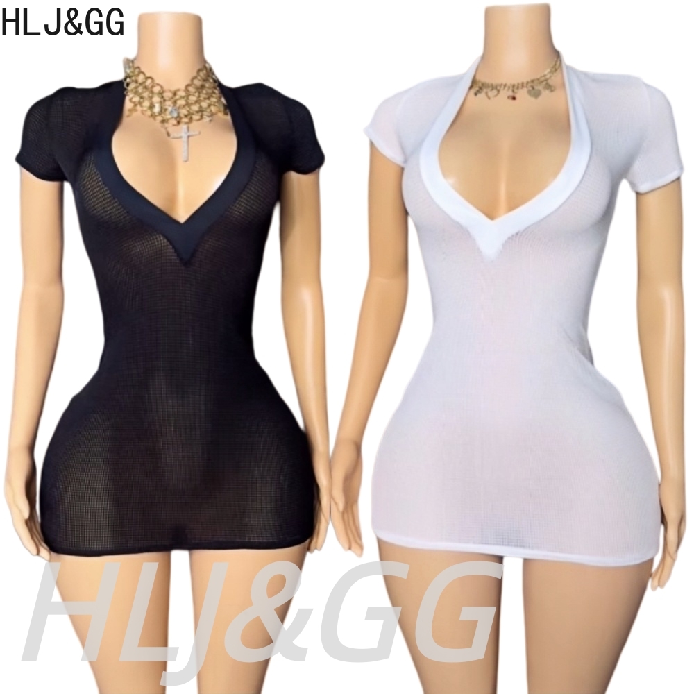 HLJ&GG Summer Mesh See Though  - Summer Clothing H&M ulasan dan harga