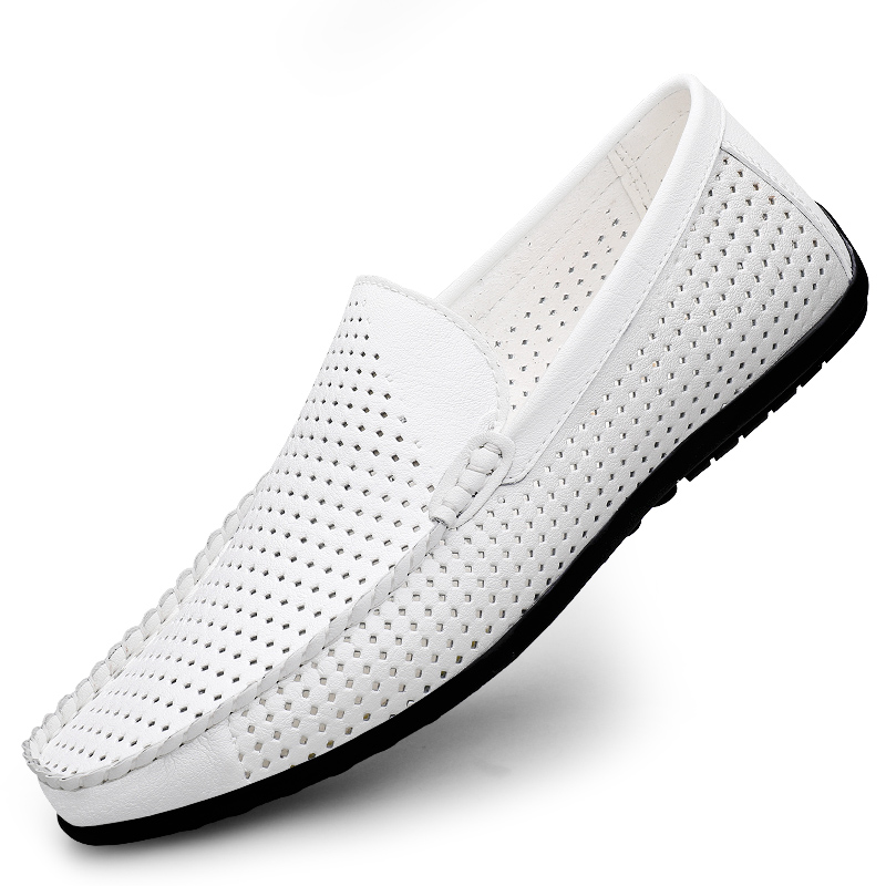 Men's Slip-On Perforated Drivi - Summer Clothing Office ulasan dan harga