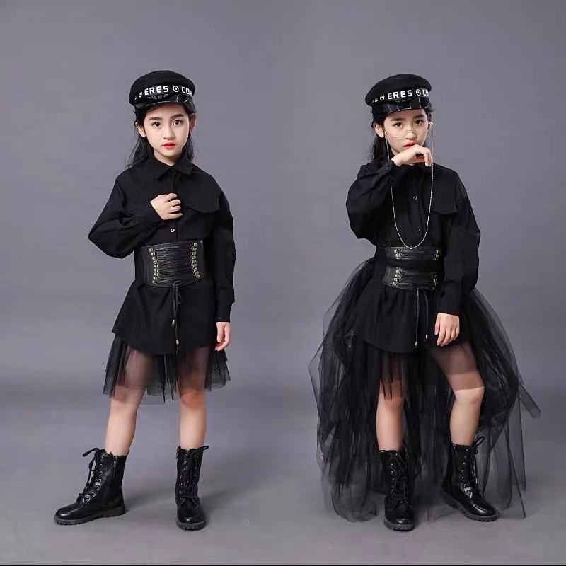 Children's Black Suit Girls Mo - Summer Clothing Model ulasan dan harga