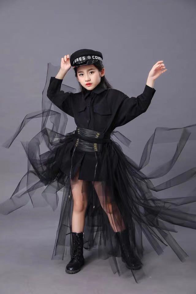 Children's Black Suit Girls Mo - Summer Clothing Model ulasan dan harga