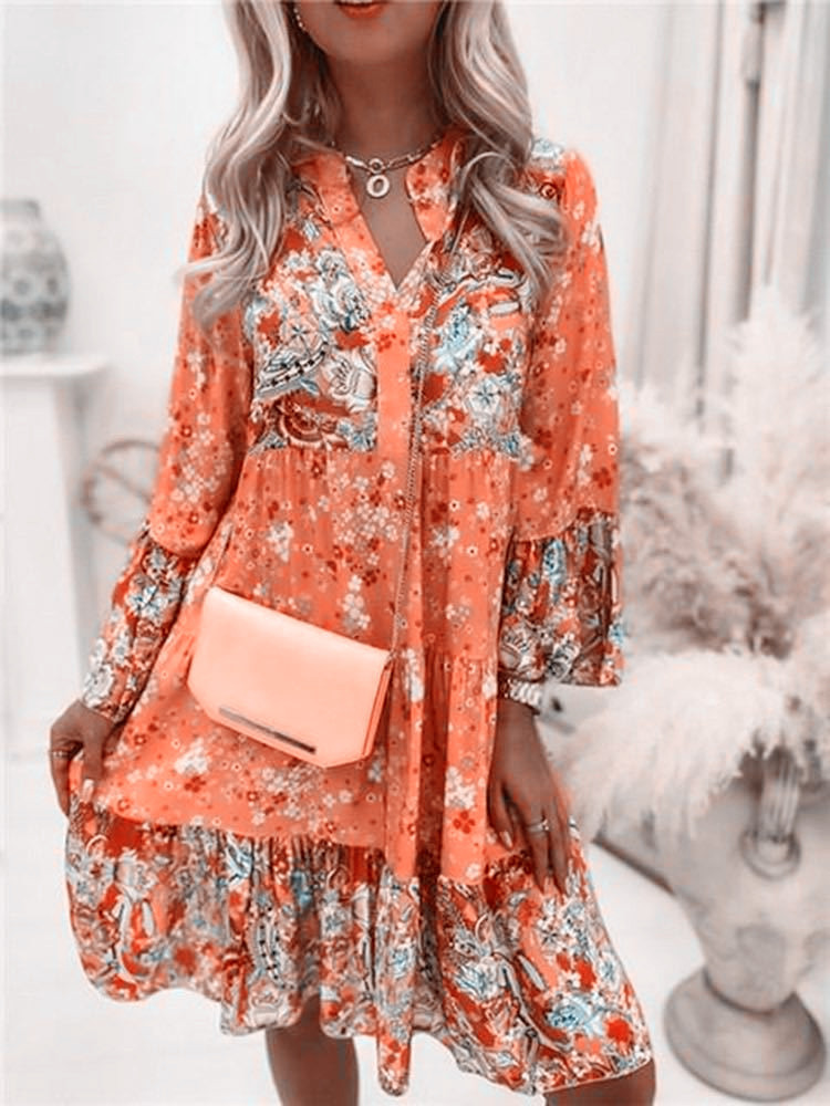 Casual Floral Print Dresses Fo - Zara Summer Clothing For Women ulasan dan harga