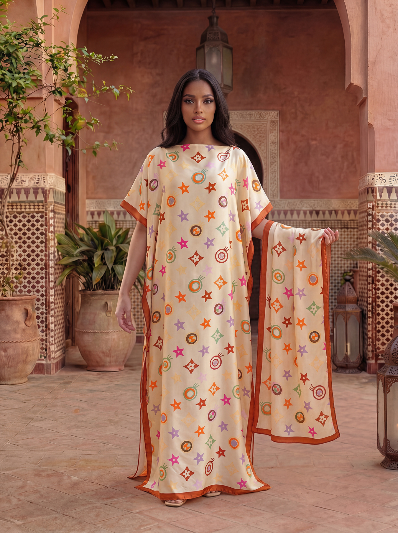 New Fashio Floral Pattern Sati - Summer Clothing For Older Women ulasan dan harga