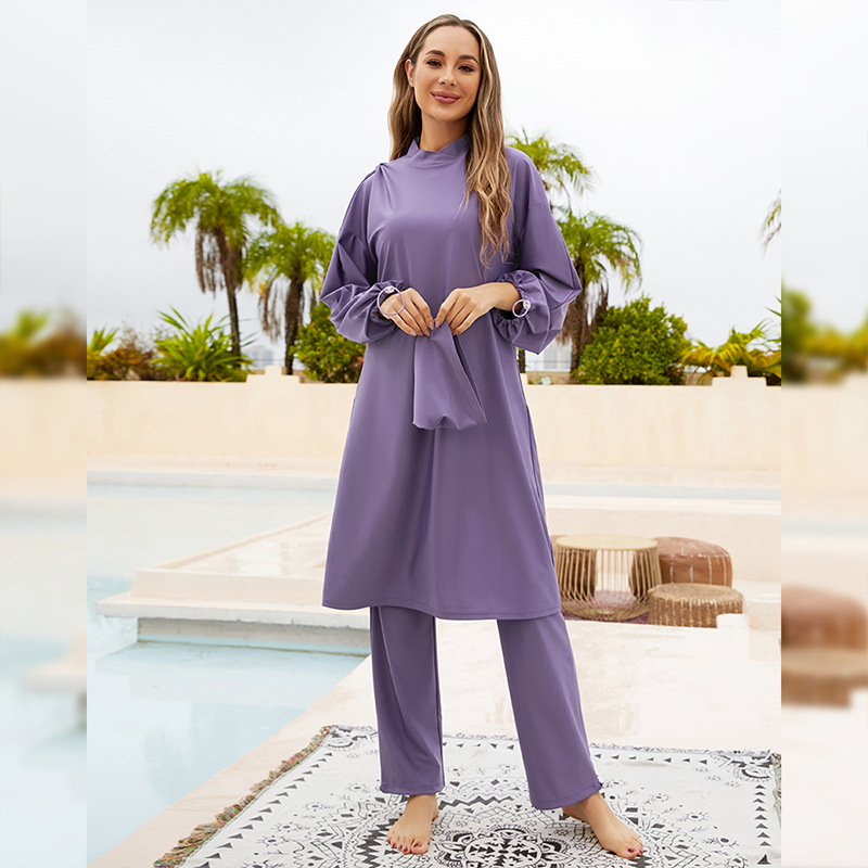 Abaya summer Muslim Swimwear H - Summer Clothing Hijab ulasan dan harga