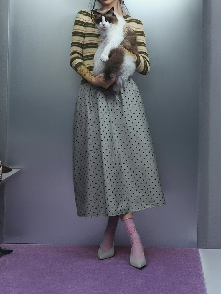 New Summer Women's Midi Skirt  - Summer Clothing Vintage ulasan dan harga