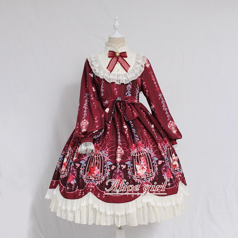 MAGOGO Kawaii Lolita Dress Lon - Summer Victorian Clothing ulasan dan harga
