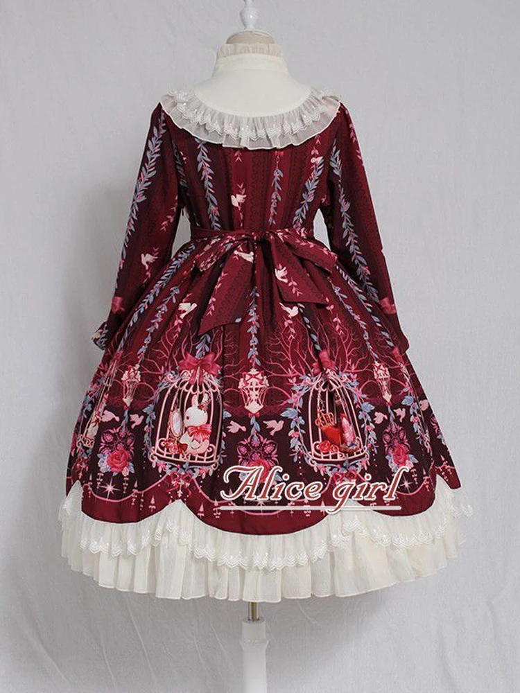 MAGOGO Kawaii Lolita Dress Lon - Summer Victorian Clothing ulasan dan harga