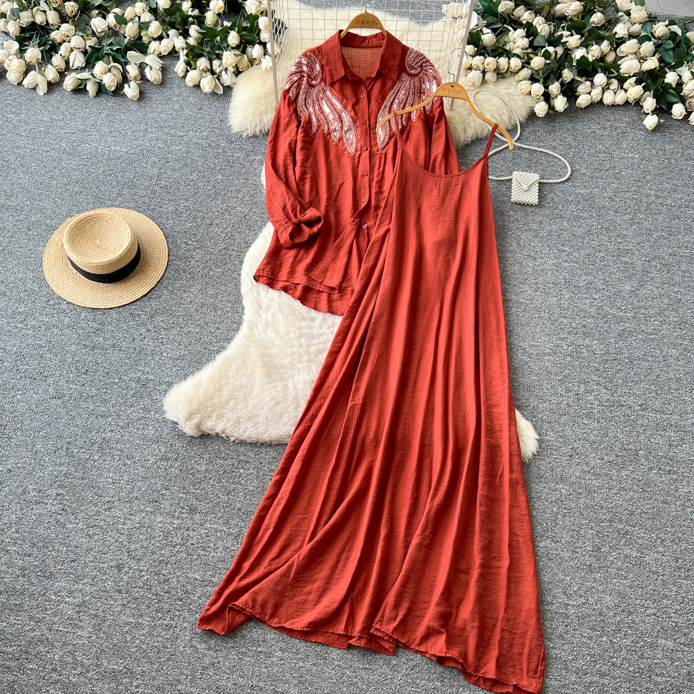 Women Two Piece Sets Dress Set - Summer Clothing For Older Women ulasan dan harga