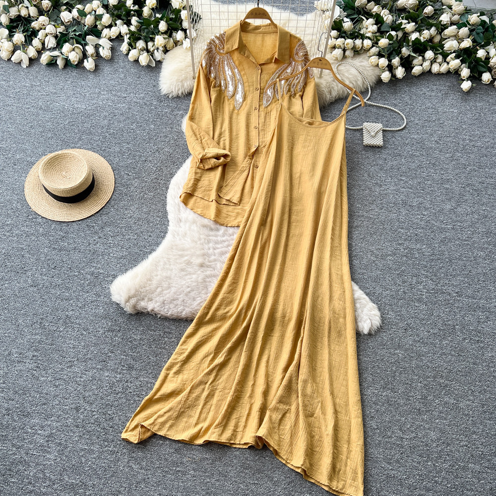 Women Two Piece Sets Dress Set - Summer Clothing For Older Women ulasan dan harga