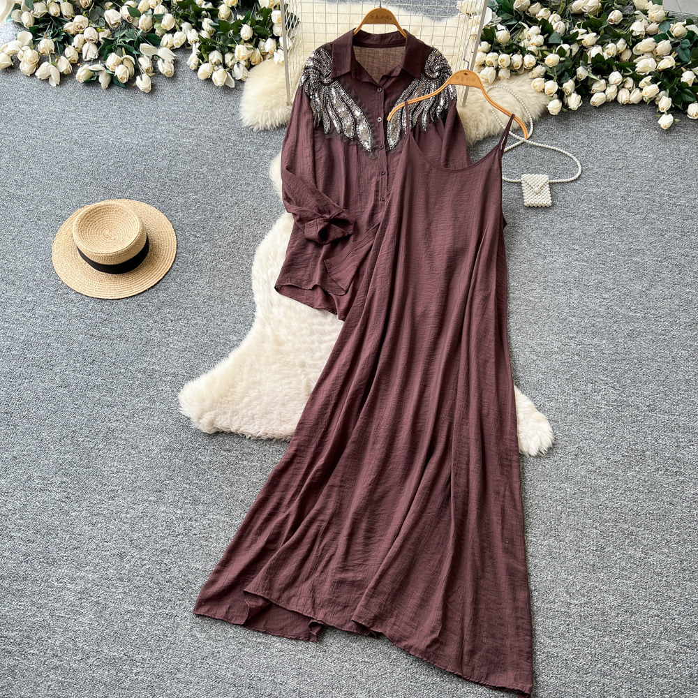 Women Two Piece Sets Dress Set - Summer Clothing For Older Women ulasan dan harga