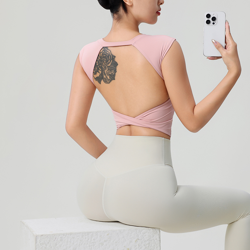 Women's Backless Fitness Cloth - Summer Clothing Model ulasan dan harga