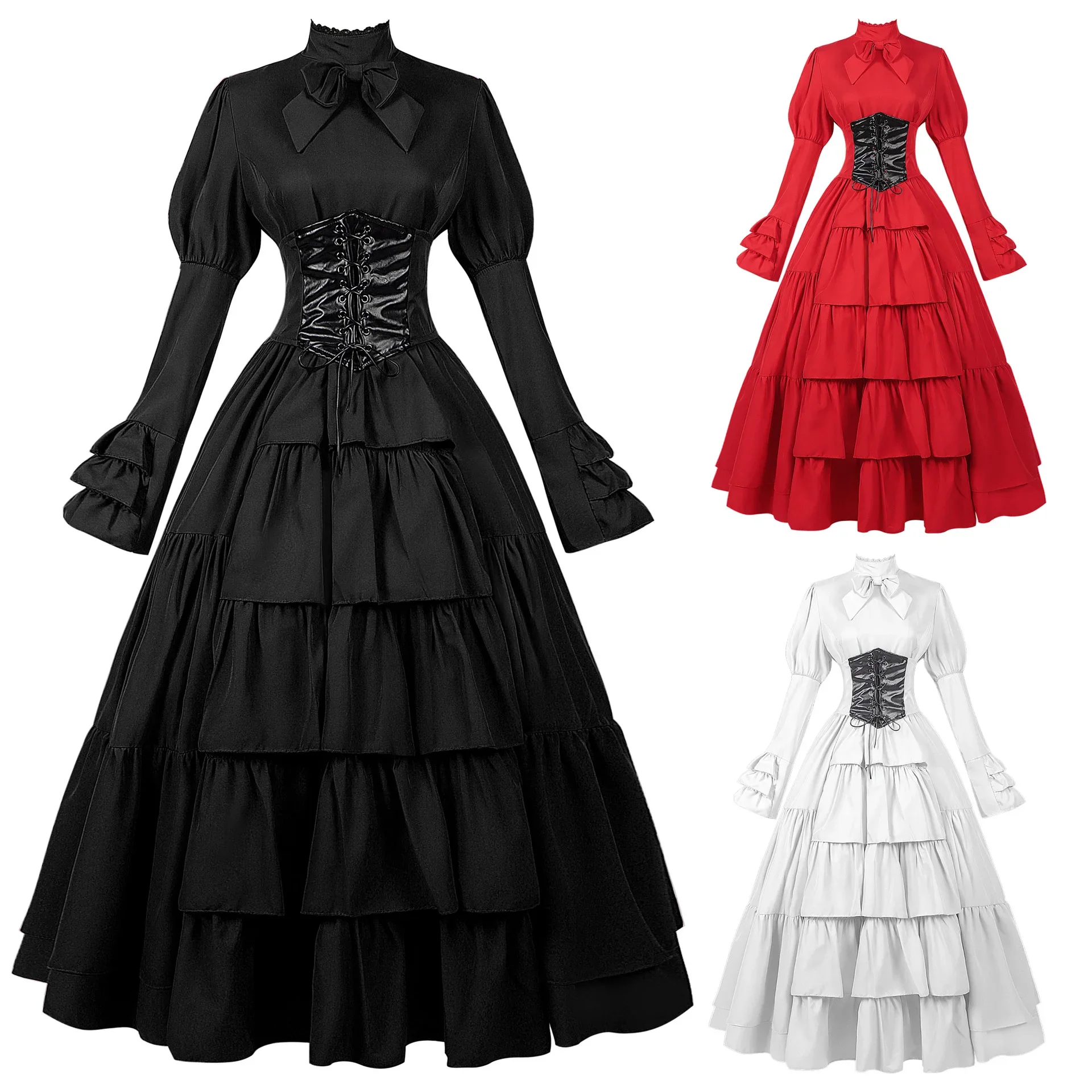 Women Halloween Cosplay Costum - Summer Victorian Clothing ulasan dan harga