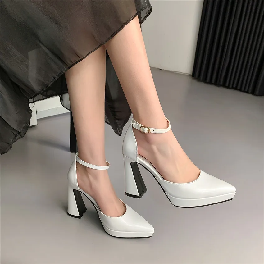 Red Black Patent Leather Platf - Summer Clothing Office ulasan dan harga