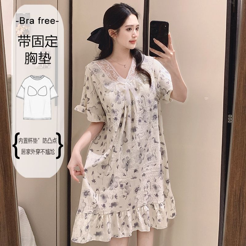Plus Size Sweet Floral Print N - Summer Clothing Model ulasan dan harga