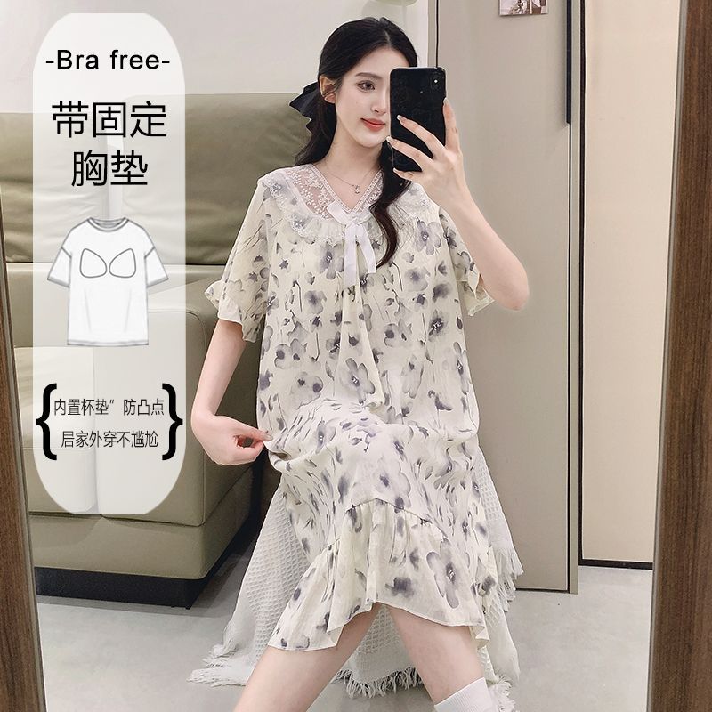 Plus Size Sweet Floral Print N - Summer Clothing Model ulasan dan harga