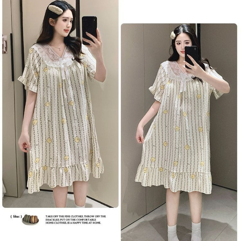 Plus Size Sweet Floral Print N - Summer Clothing Model ulasan dan harga