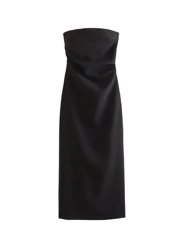 Women Fashion Strapless Gather - Zara Summer Clothing For Women ulasan dan harga