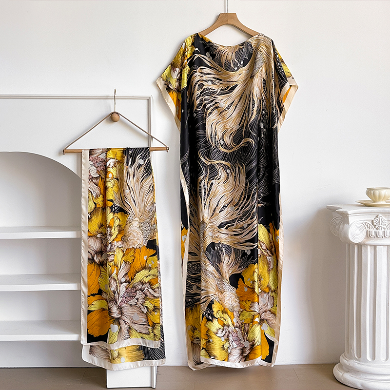 NEW Fashion Summer Dress With  - Summer Clothing For Older Women ulasan dan harga