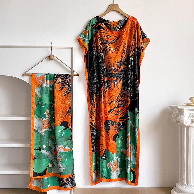 NEW Fashion Summer Dress With  - Summer Clothing For Older Women ulasan dan harga