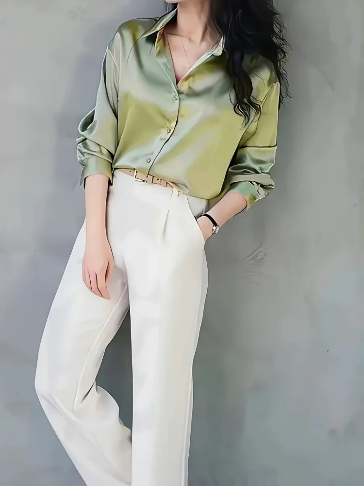 Plus Size Shirts 2025 Loose Ca - Summer Clothing Office ulasan dan harga