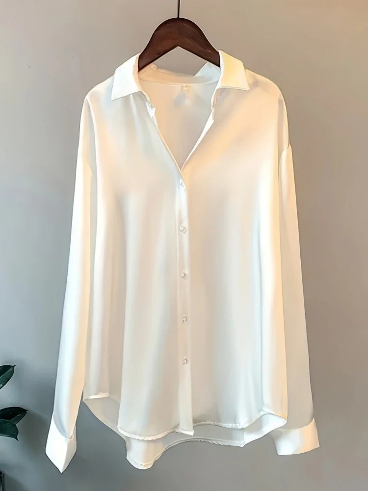 Plus Size Shirts 2025 Loose Ca - Summer Clothing Office ulasan dan harga