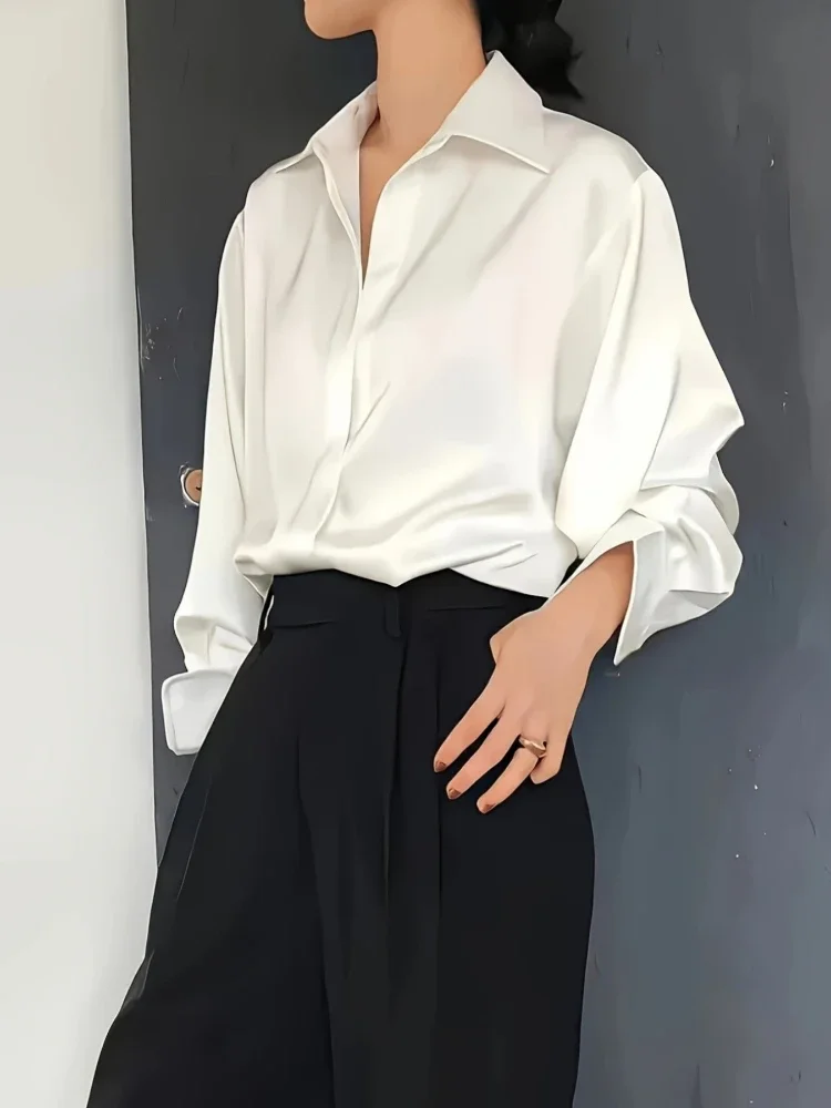 Plus Size Shirts 2025 Loose Ca - Summer Clothing Office ulasan dan harga