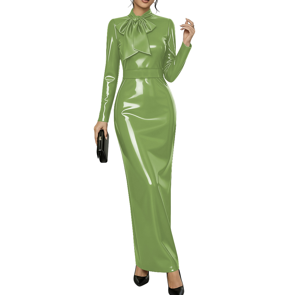 Elegant Cocktail Party Glossy  - Summer Clothing For Older Women ulasan dan harga