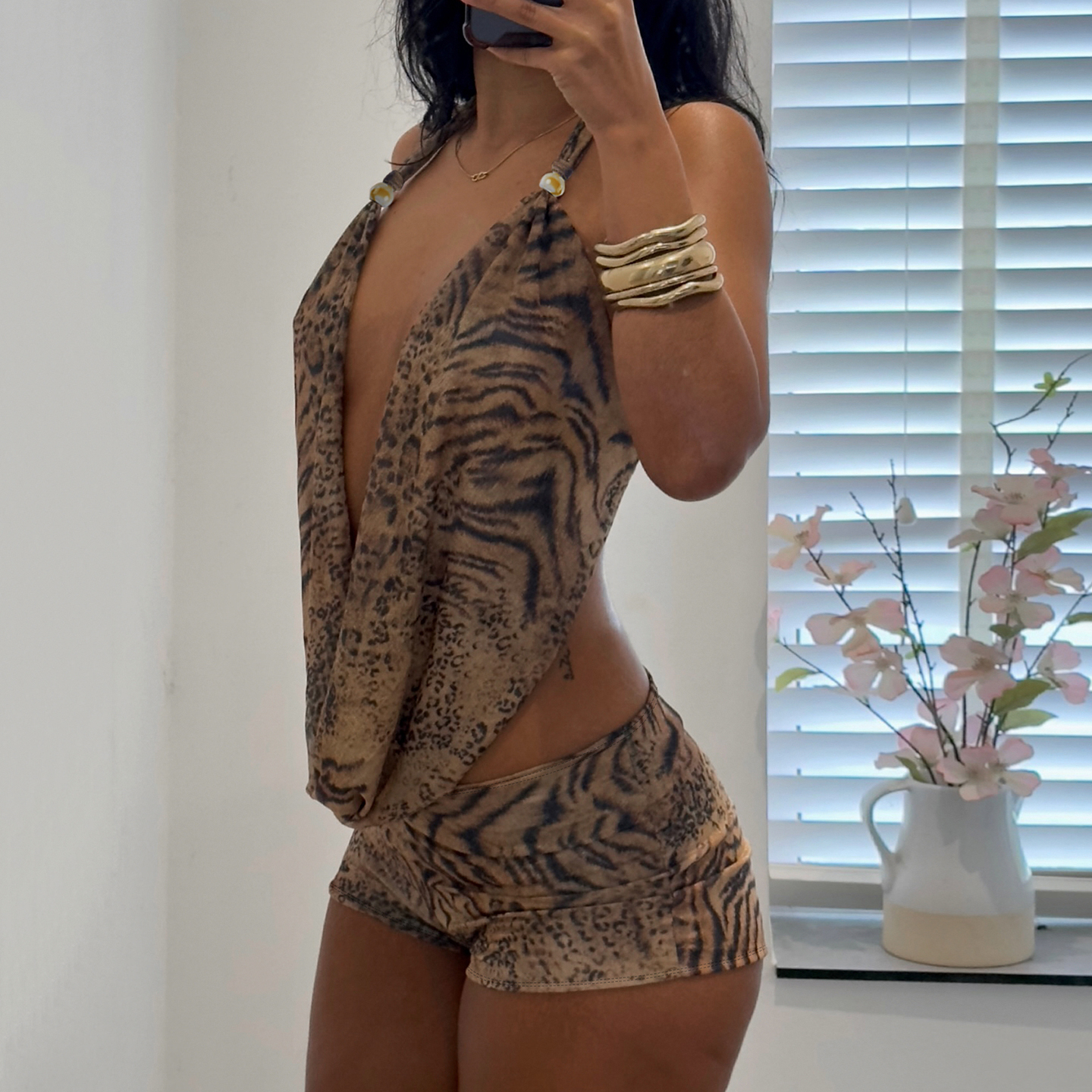 SUCHCUTE Woman Leopard Print 2 - Summer Clothing Model ulasan dan harga