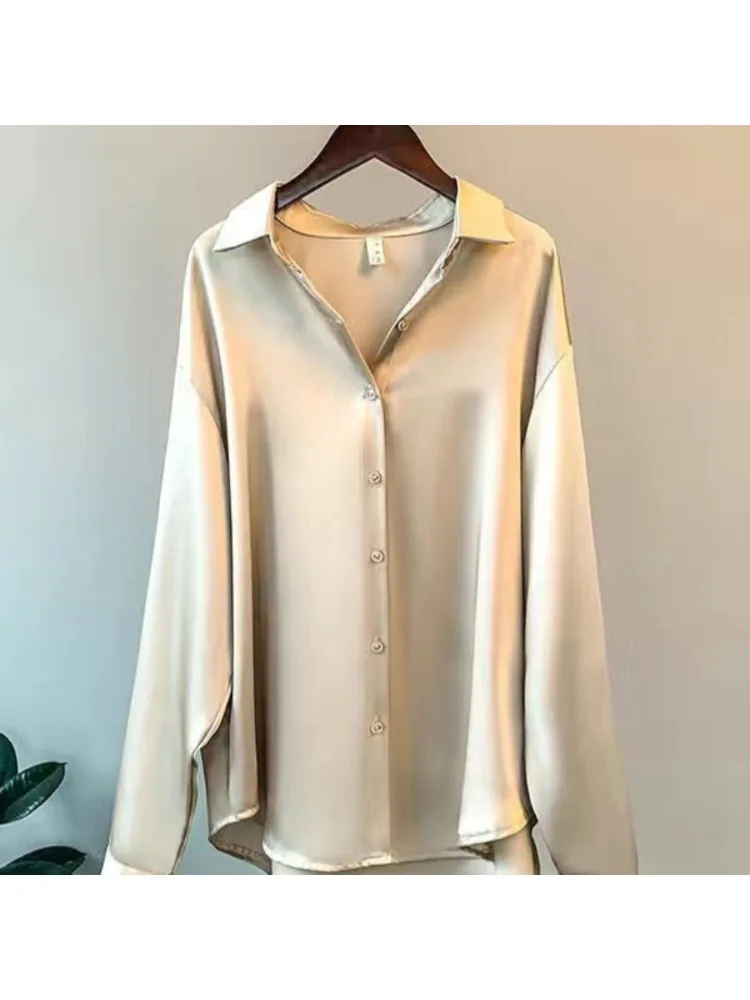 Plus Size Casual Women Silk Sh - Summer Clothing Office ulasan dan harga