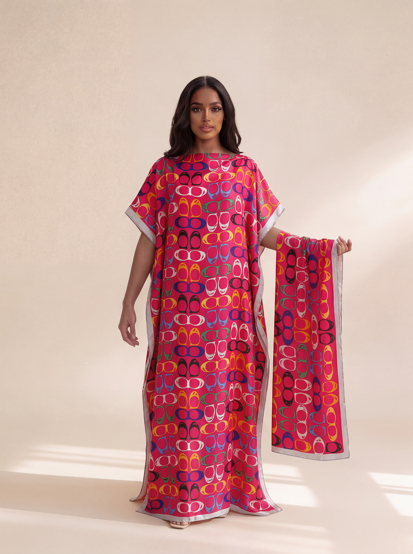New Style Long Loose Silk Blen - Summer Clothing For Older Women ulasan dan harga