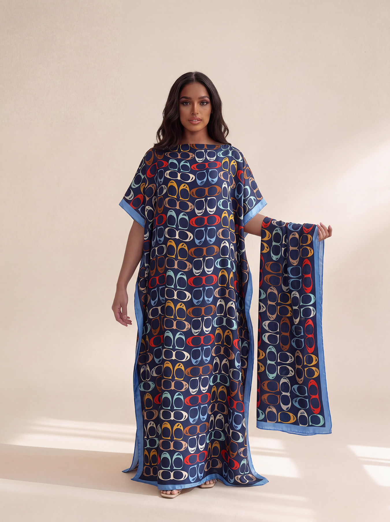 New Style Long Loose Silk Blen - Summer Clothing For Older Women ulasan dan harga