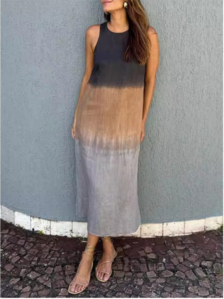 Elegant Gradient Dress Women's - Zara Summer Clothing For Women ulasan dan harga