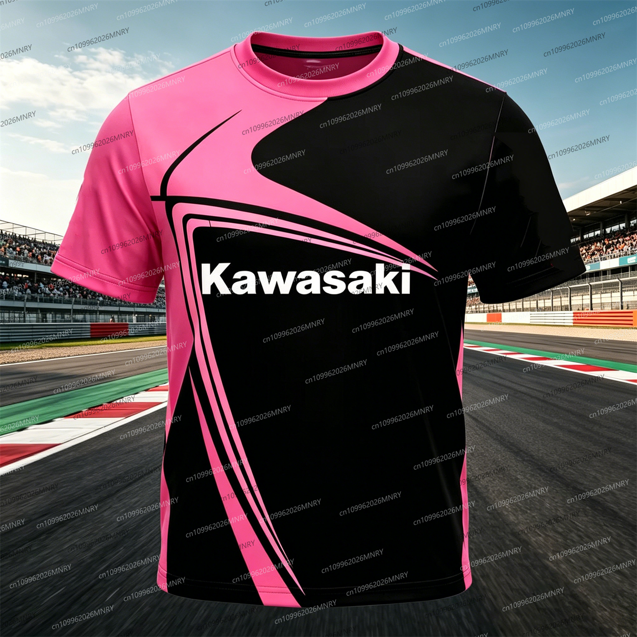 Men t-shirt top Kawasaki Motor - Summer Clothing Motorcycle ulasan dan harga